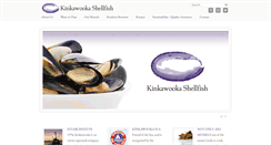 Desktop Screenshot of kinkawookashellfish.com.au