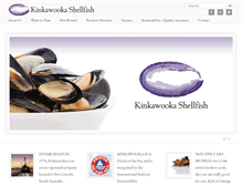 Tablet Screenshot of kinkawookashellfish.com.au